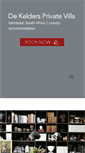 Mobile Screenshot of dekeldersprivateretreat.com
